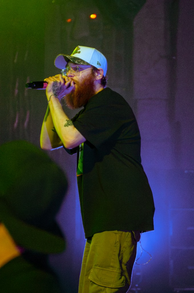 Germ closes out his opening set on the Back to Hell Tour
